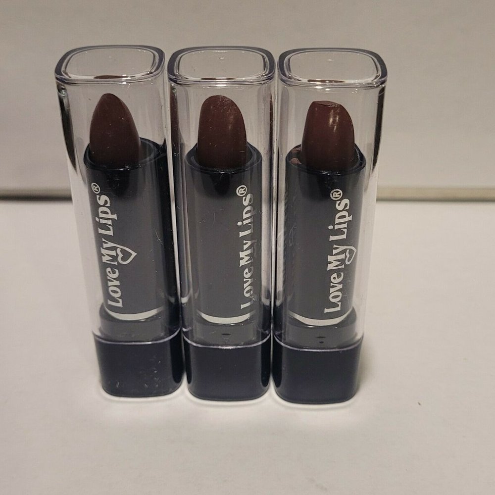 Lof Of 3 Love My Lips #452 Pure Plum Frosted Bari Cosmetics